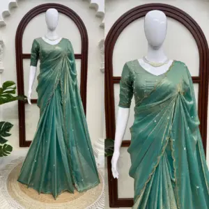 Designer Saree with Hand Work