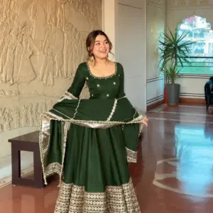Fox Chinon Silk Gown