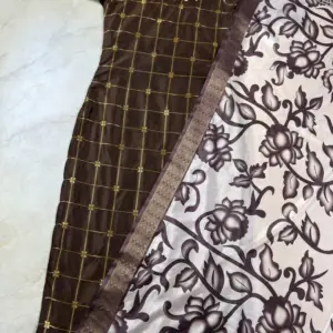 Kurti with Kalamkari Dupatta