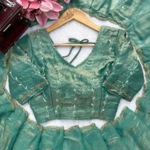 Designer Saree with Hand Work