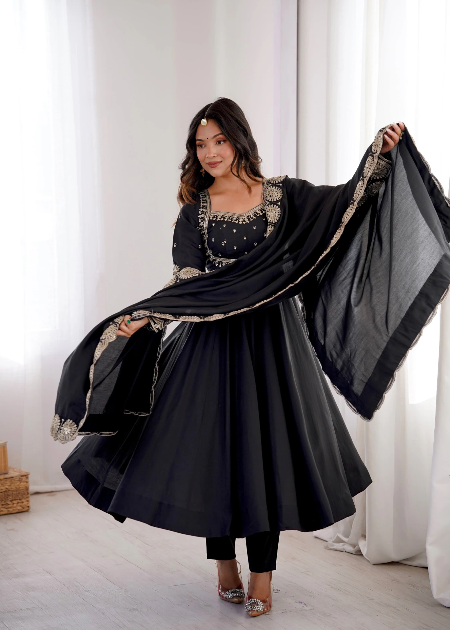 Anarkali Three Piece Set