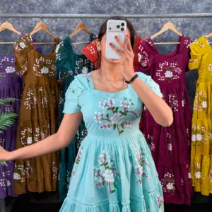 Premium Embroidery Midi