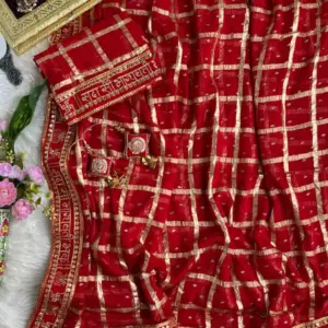 Viscose Georgette Saree – Design 3