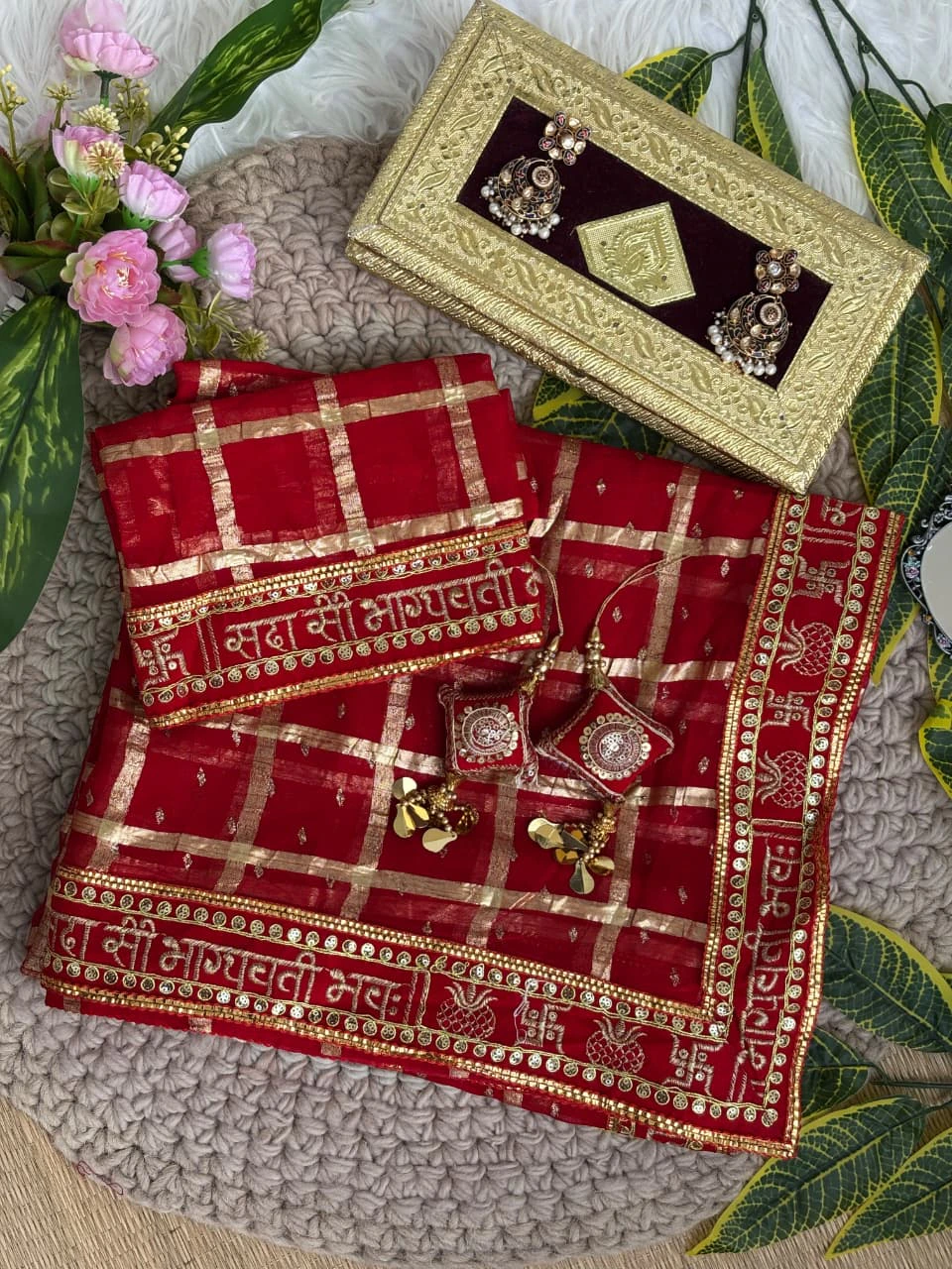 Viscose Georgette Saree – Design 3
