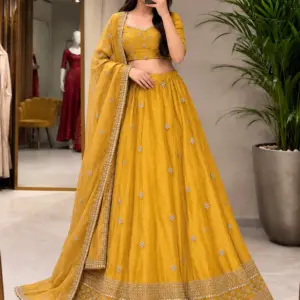 jaqard lehenga set