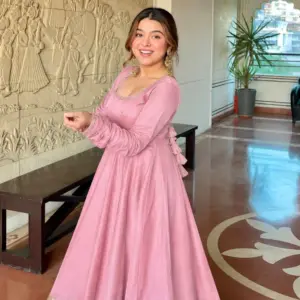 Fox Chinon Silk Gown