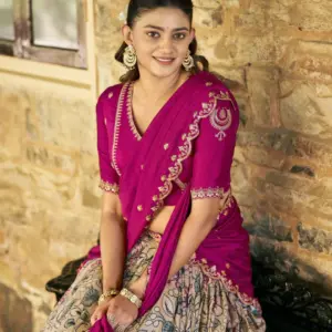 Vichitra Silk Lehenga