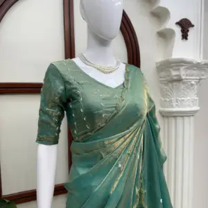 Designer Saree with Hand Work