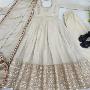 Fox Chinon Silk Gown