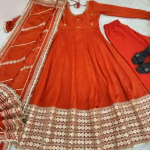 Fox Chinon Silk Gown