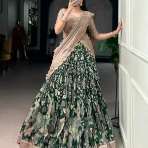 Vichitra Silk Lehenga
