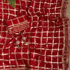 Viscose Georgette Saree – Design 3
