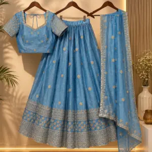 jaqard lehenga set