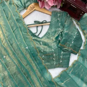 Designer Saree with Hand Work