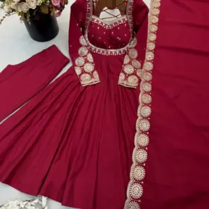 Anarkali Three Piece Set
