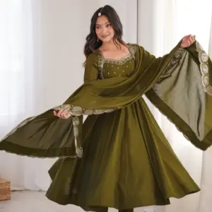 Anarkali Three Piece Set