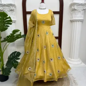 Designer Gown with Dupatta