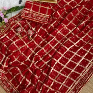 Viscose Georgette Saree – Design 3