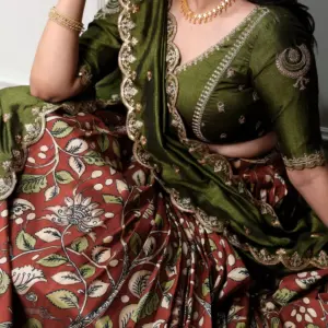 Vichitra Silk Lehenga