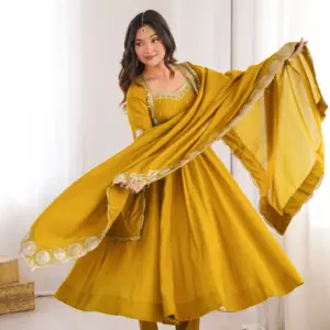 Anarkali Three Piece Set