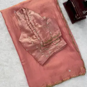 Designer Saree with Hand Work