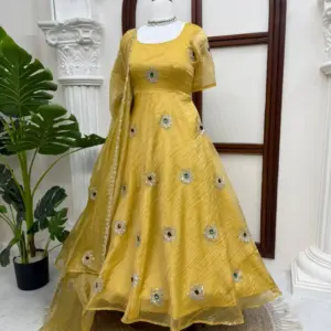 Designer Gown with Dupatta