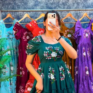 Premium Embroidery Midi