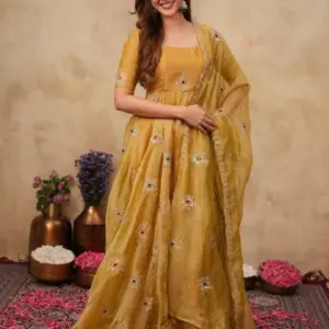 Designer Gown with Dupatta
