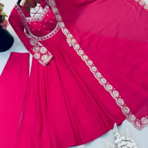 Anarkali Three Piece Set