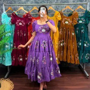 Premium Embroidery Midi