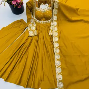 Anarkali Three Piece Set