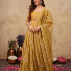 Designer Gown with Dupatta