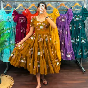 Premium Embroidery Midi