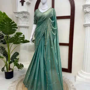 Designer Saree with Hand Work