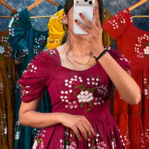 Premium Embroidery Midi