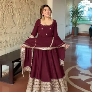 Fox Chinon Silk Gown