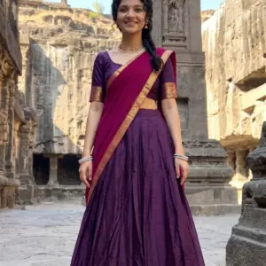 Kanjivaram Silk Lehenga