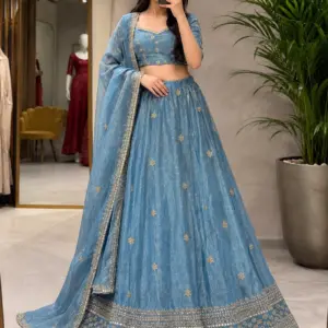 jaqard lehenga set